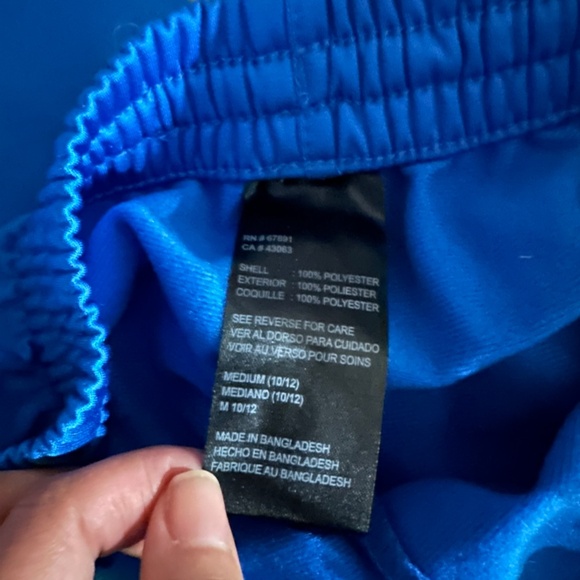 Blue and Neon Yellow Kids Adidas Set 10/12 Medium - Picture 2 of 7